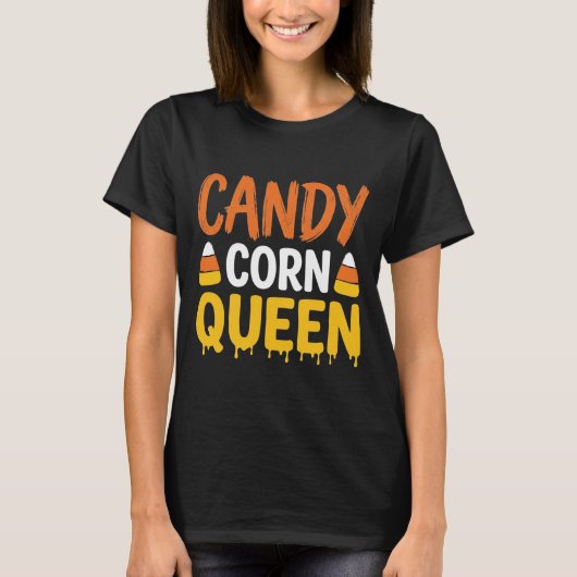 キャンディコーンクイーン・ハロウィングラフィック_1 Tシャツ (正面)