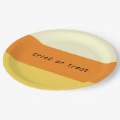 キャンディコーントリックまたはトリート紙プレート ペーパープレート (アングル)