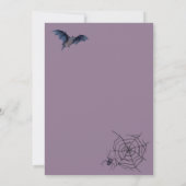 キャンディコーントリックオアトリートこうもりハローウィンパーティ 招待状 (裏面)