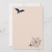 キャンディコーントリックオアトリートこうもりハローウィンパーティ 招待状 (裏面)