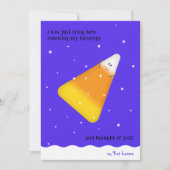 キャンディコーンハッピーレ秋ホリデーカード シーズンカード (正面)