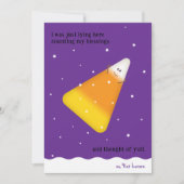 キャンディコーンハッピーレ秋ホリデーカード シーズンカード (正面)