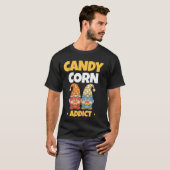 キャンディコーン中毒ハッピーハロウィン・イヴ Tシャツ (正面フル)
