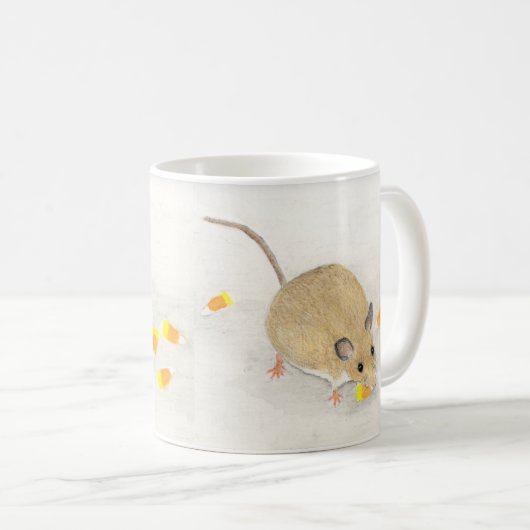 キャンディコーン付きマウス コーヒーマグカップ (正面右)