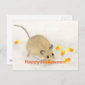 キャンディコーン付きマウス ポストカード (正面/裏面)