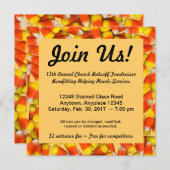 キャンディコーン招待状 招待状 (正面/裏面)