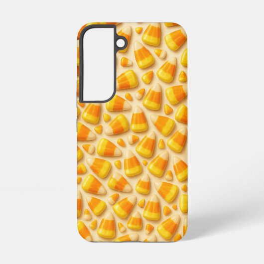 キャンディコーン柄 - スイートハロウィントリート SAMSUNG GALAXYケース (裏面)