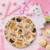 キャンディコーン魔法ハロウィーン紙プレート ペーパープレート (パーティー)