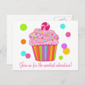キャンディサプライズカップケーキ ポストカード (正面/裏面)
