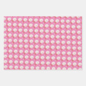 キャンディサンタクリスマスパターン水彩 ラッピングペーパーシート (正面2)