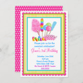 キャンディサーカス招待状 招待状 (正面/裏面)