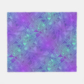 キャンディサーキットベリーブルー： フリースブランケット (正面(横))