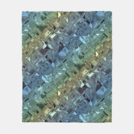 キャンディサーキット – レモンライム: フリースブランケット