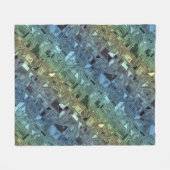 キャンディサーキット – レモンライム: フリースブランケット (正面(横))