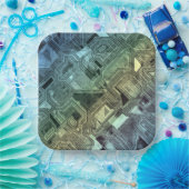 キャンディサーキット – レモンライム: ペーパープレート (パーティー)