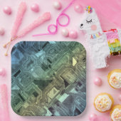 キャンディサーキット – レモンライム: ペーパープレート (パーティー)