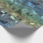 キャンディサーキット – レモンライム: ラッピングペーパー (角)