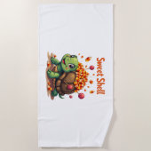 キャンディシェルカメ ビーチタオル (正面)