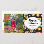 キャンディシュガースカルハロウィーン写真フォトカード シーズンカード (正面/裏面)