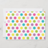 キャンディショップとスイートショップパーティの招待状 招待状 (裏面)