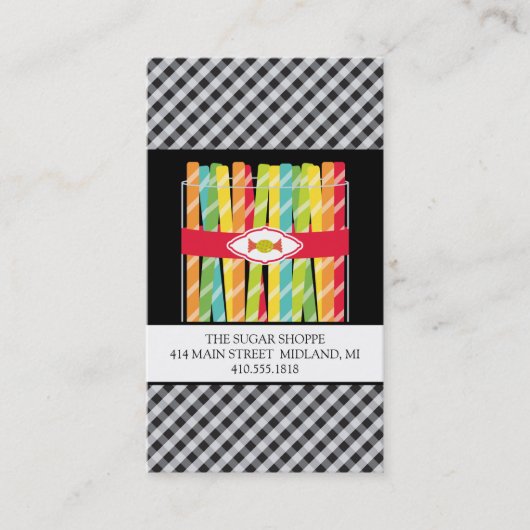 キャンディショップの名刺 名刺 (正面)
