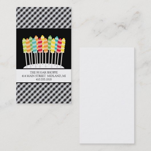 キャンディショップの名刺 名刺 (正面/裏面)