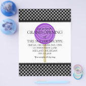 キャンディショップグランドオープニングアナウンスメントチラシ チラシ (シングル)