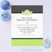 キャンディショップグランドオープニングアナウンスメントチラシ チラシ (シングル)