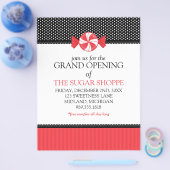 キャンディショップグランドオープニングアナウンスメントチラシ チラシ (シングル)