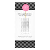 キャンディショップ製品のラックカード ラックカード (正面)