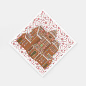 キャンディジンガーブレッドハウス スタンダードランチョンナプキン (角)