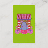 キャンディジンジャーブレッドハウスビジネスカード 名刺 (裏面)