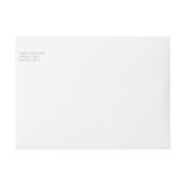 キャンディスの差出人住所周回ラベル ラップアラウンドラベル (正面)