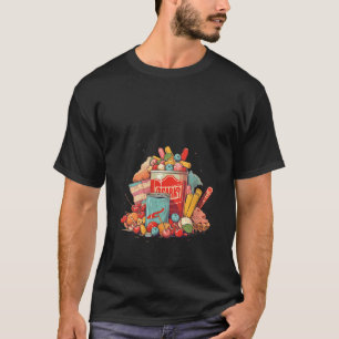 キャンディスイーツ菓子グミチョコレートアイディアCr Tシャツ