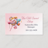 キャンディスイートストアのパーティーのお気に入り 名刺 (正面)