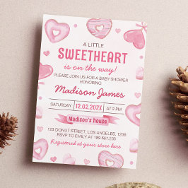 キャンディスウィートお祝いベビーシャワー 招待状