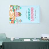 キャンディスウィートガールズキャンディランド誕生日 横断幕 (トレードショー)