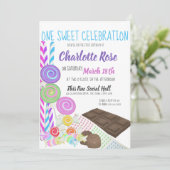 キャンディスウィート最初の誕生日パーティー 招待状 (スタンド正面)