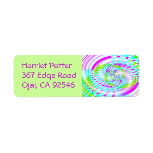 キャンディスカイ3フラクタルアート素晴らし(Candy Sky 3 Fractal Art) ラベル (正面)