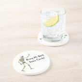 キャンディスケルトンのハロウィーンコースターを戻す コースター (側面)