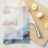 キャンディスコップ – 白 キッチンタオル (四つ折り)