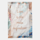 キャンディスコップ – 白 キッチンタオル (縦)