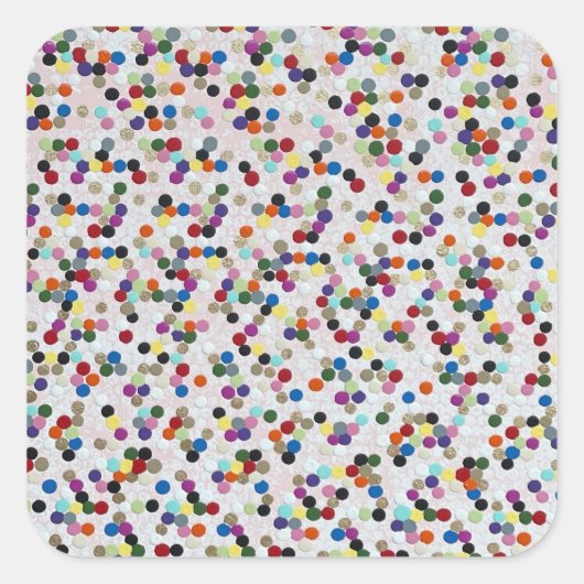 キャンディステッカーが欲しい スクエアシール (正面)