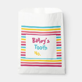 キャンディストライプのナンバーそれ自身おもしろい歯バッグ フェイバーバッグ