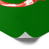 キャンディストライプのー・キーン・メリー・クリスマス ポスター (角)