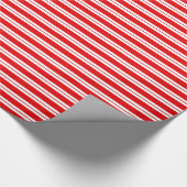 キャンディストライプのー・ケイン・クリスマス・ラッピング紙 ラッピングペーパー (角)