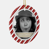 キャンディストライプケインオーナメント セラミックオーナメント (右)