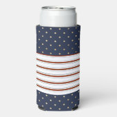 キャンディストライプケイン水玉模様セルツァークーラーボックス スリム缶クーラー (Seltzer裏面)