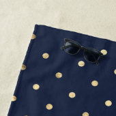 キャンディストライプケーン水玉模様ビーチタオル ビーチタオル (インサイチュ)