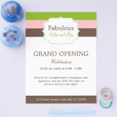 キャンディストライプズフライヤーテンプレート チラシ (シングル)